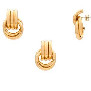Heaven Mayhem | Mini Knot Earring | Gold